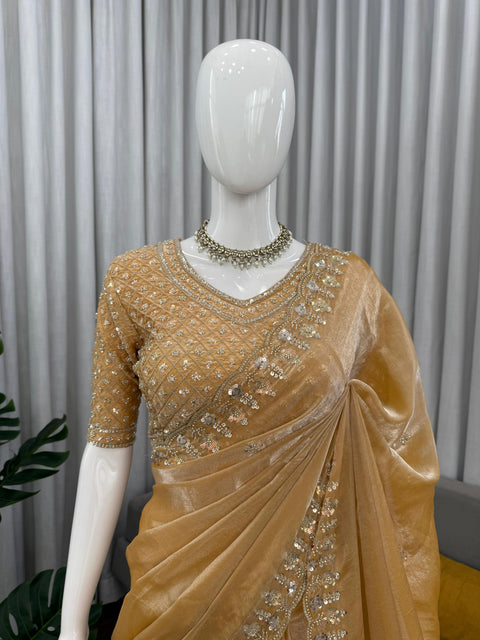 New Premium perfect blend of grace and glam Designer Saree