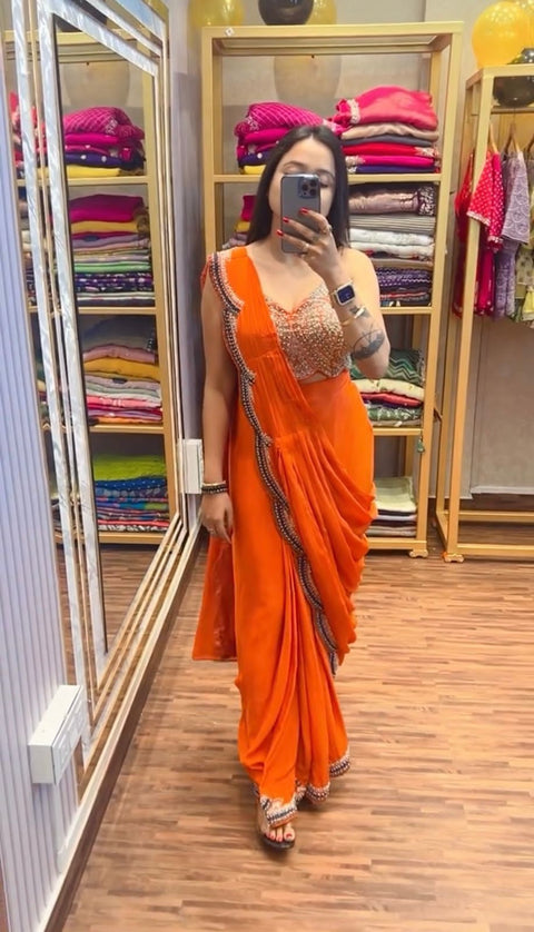 NEW SUPERHIT TRENDING READY TO WEAR SAREE