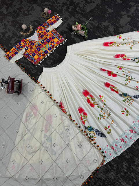 New Lunch Hevay Boutiq CollectionDigital print Reyon lehenga