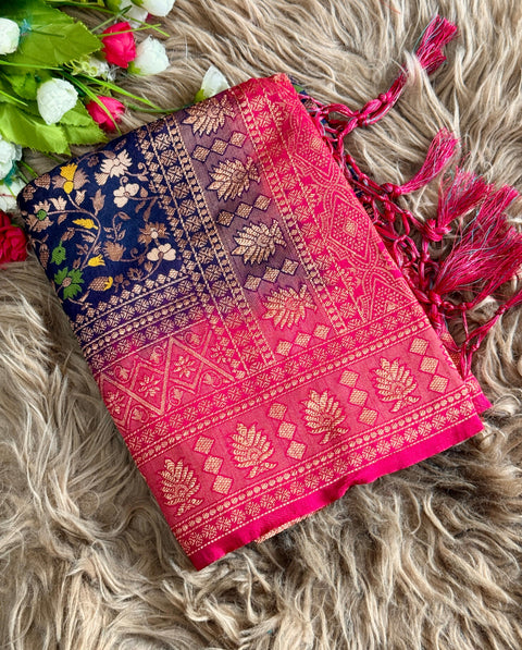 New premium festive and special occasions Banarasi jal design saree