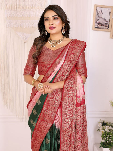 New Premium Soft Satin Silk Saree
