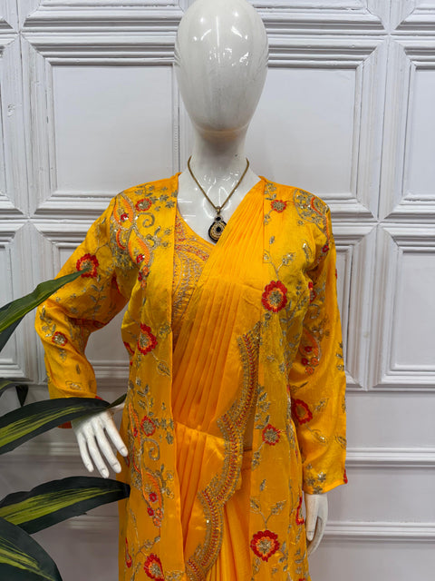NEW SUPERHIT TRENDING READY TO WEAR SAREE