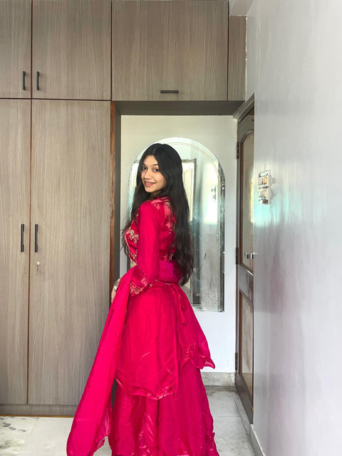 New Beautiful Heavy quality Frenddy Fabric designer festive wear Lehenga