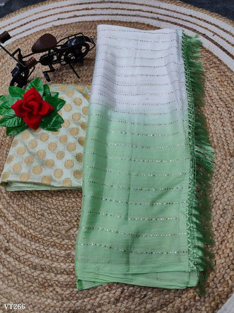 NEW LAUNCHHeavy chanderi silk with jac SAREES