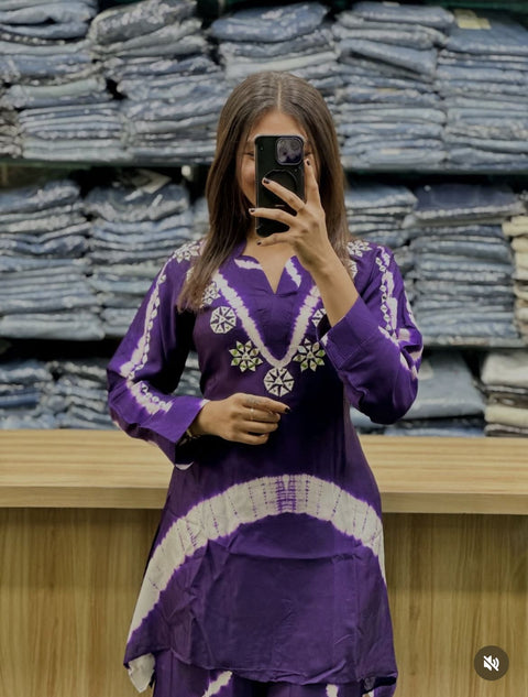 New Premium Print Pure Cotton Super Quality kurta cord set