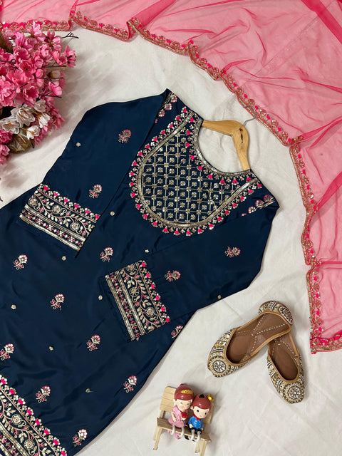 NEWLY LAUNCHED KURTI-FARSHI PLAZZO SET