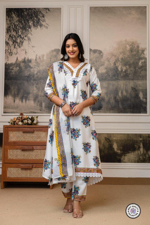 New Beautiful Collection pair Top, Bottom & Dupatta Set