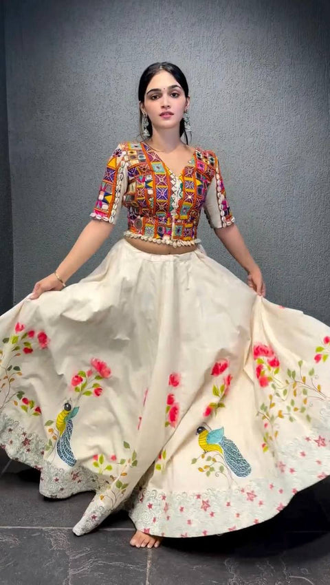 New Lunch Hevay Boutiq CollectionDigital print Reyon lehenga