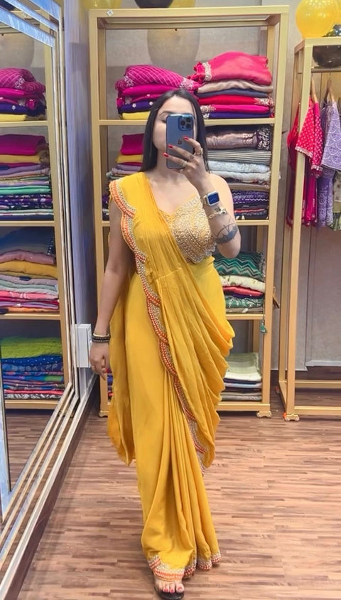 NEW SUPERHIT TRENDING READY TO WEAR SAREE