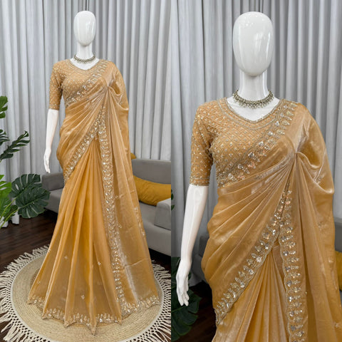 New Premium perfect blend of grace and glam Designer Saree