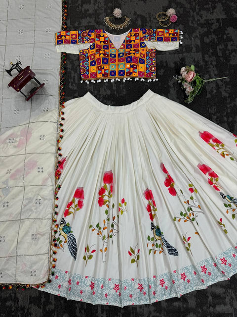New Lunch Hevay Boutiq CollectionDigital print Reyon lehenga