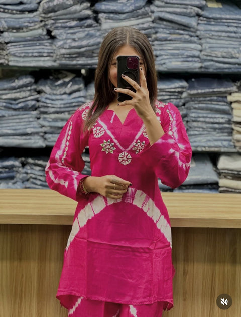 New Premium Print Pure Cotton Super Quality kurta cord set