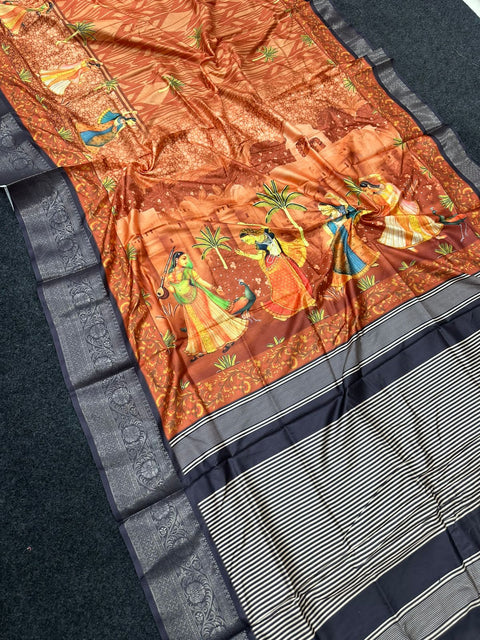 New Presenting Enchanting soft Dola silk saree