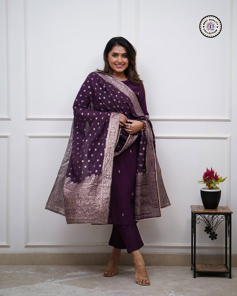 New Beautiful Collection PAIR OF TOP-BOTTOM & DUPATTA