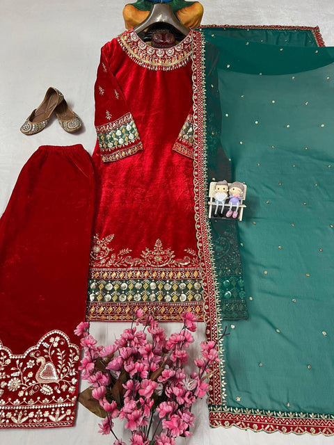 NEWLY LAUNCHED KURTI-PLAZZO SET