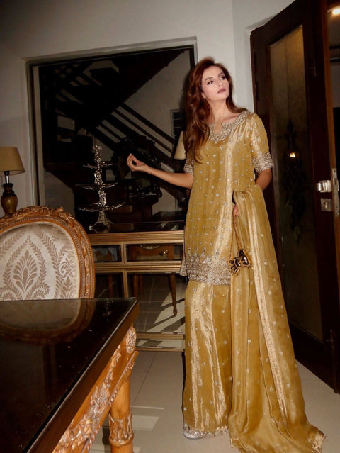 NEWLY LAUNCHED GMY SILK KURTI & PLAZZO SET