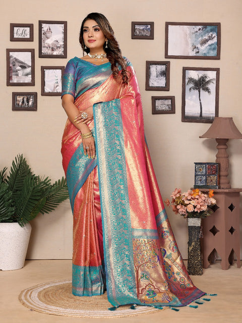 New premium pure banarasi tissue silk  sarees
