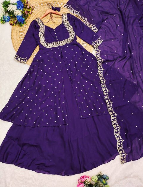New Beautiful Stunning Cape Top in Radiant  Colours, Paired With a  Skirt And Dupptta