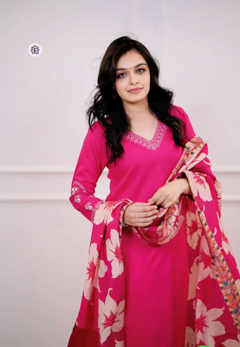 New Beautiful Collection pair  of  Top-Bottom& Duppata