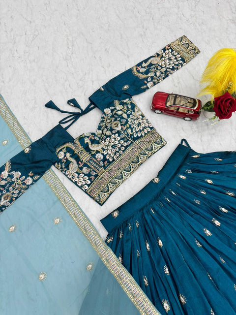 New Heavy Embroidery Thread & Sequence Work  Lehenga Choli