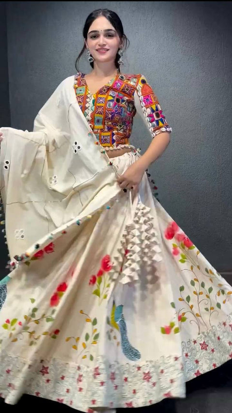 New Lunch Hevay Boutiq CollectionDigital print Reyon lehenga