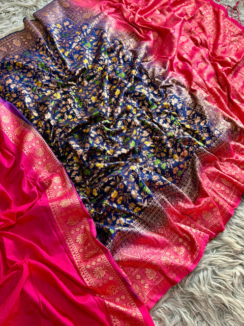 New premium festive and special occasions Banarasi jal design saree