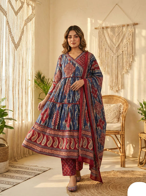 NEW ARRRIVALDesigner Fine Cotton Suit set