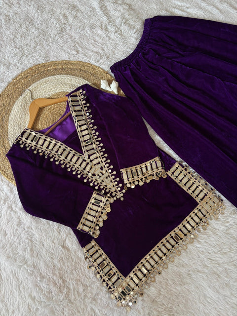 New Exclusive Mirror work Designer suit Set