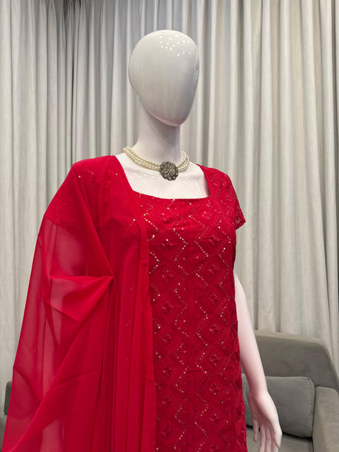 New Crafted in Classy Tones with Premium Fabric & Detailing kurti with duppta