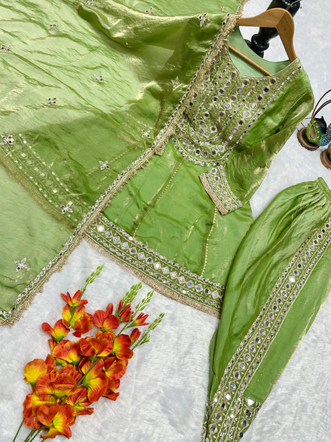 NEW DeSIGNER PARTY WEAR LOOK  TOP WITH DHOTI