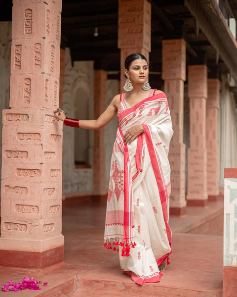 New BEAUTIFUL RICH PALLU & JACQUARD WORK ON ALL OVER THE SAREE