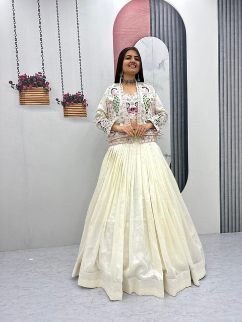 New Festival Special crop top Micro Cotton handwork Lehenga