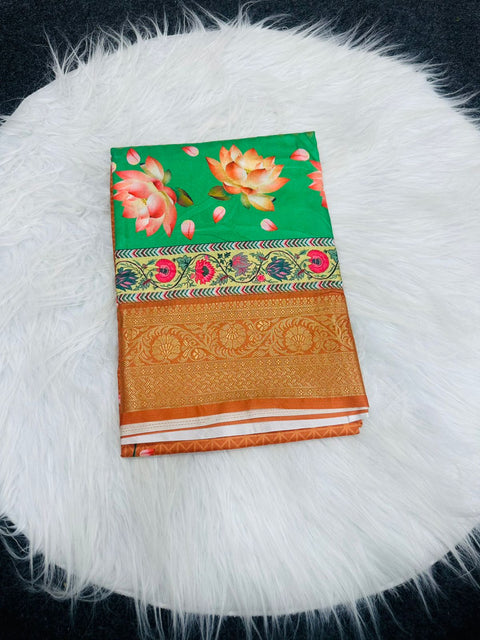 New Presenting Enchanting soft Dola silk saree