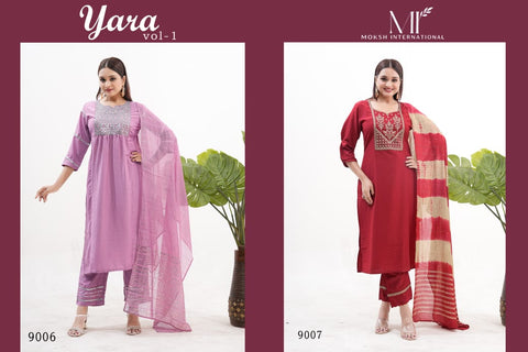 New Premium Vertical Silk Heavy sequence embroidery Full stiched Dress