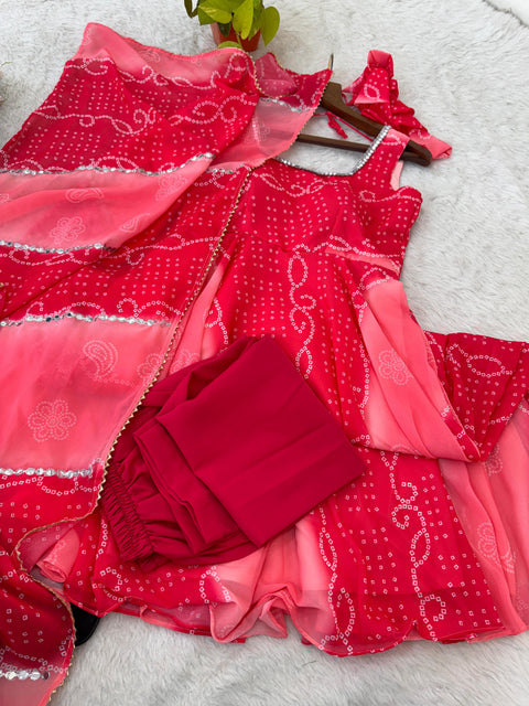 New Festival, MarriageSeason ,Party Wear Look Pure Gerorrget Chiffon  Gown