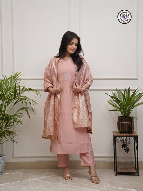 New Beautiful Collection PAIR OF TOP-BOTTOM & DUPATTA