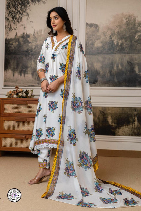 New Beautiful Collection pair Top, Bottom & Dupatta Set