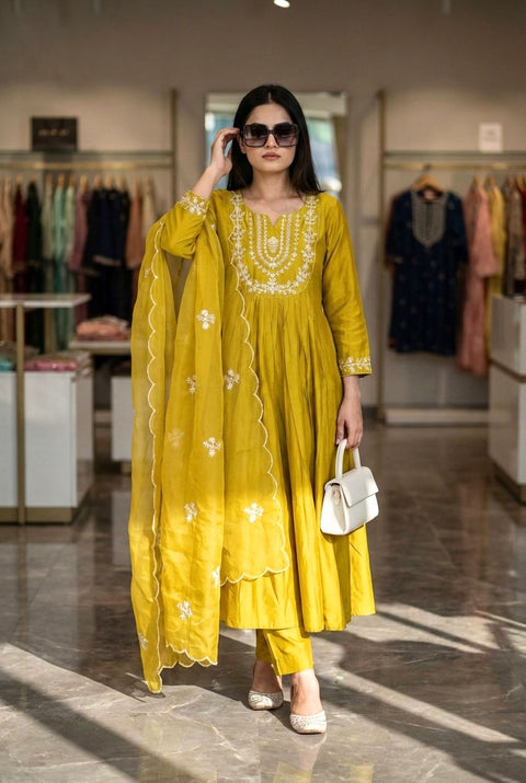 New Amazing Beautiful Collection Pair of Top-Bottom & Dupatta