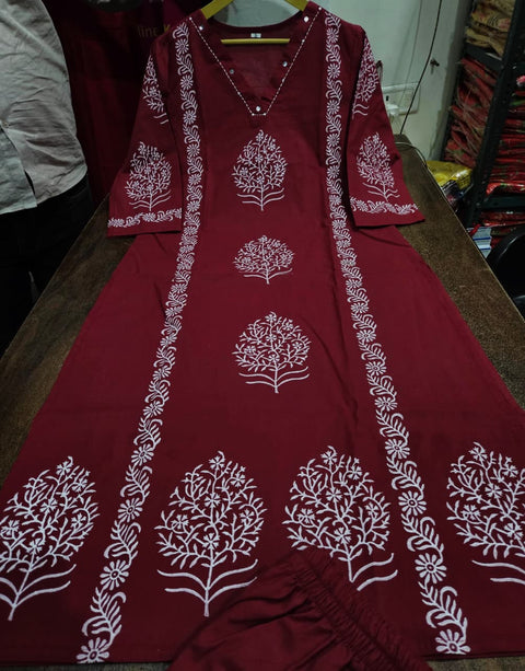 New Launching Designer Kurti Pant Set