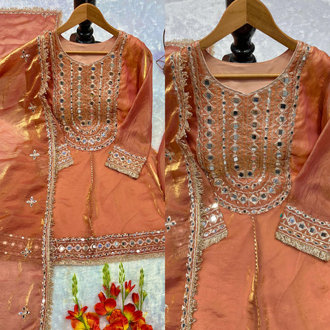 NEW DeSIGNER PARTY WEAR LOOK  TOP WITH DHOTI