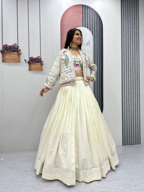 New Festival Special crop top Micro Cotton handwork Lehenga