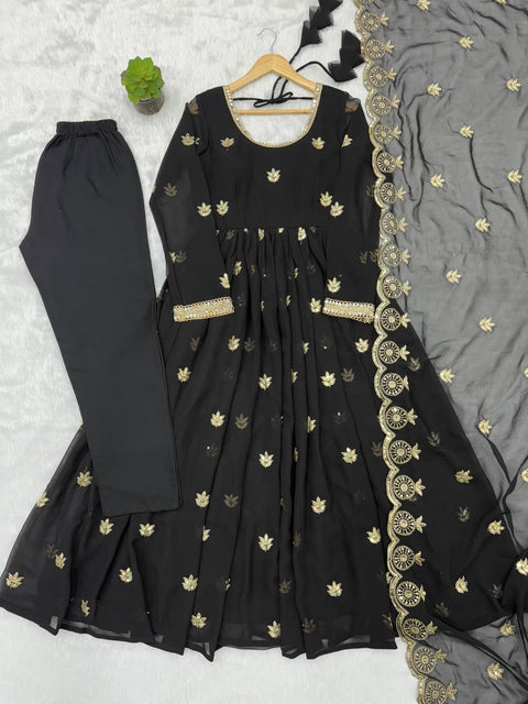 New PURE SOFT LIGHTWEIGHT ORGANZA FLORAL PRINT FABRIC INNER MICRO COTTON FLORAL PRINT SUIT