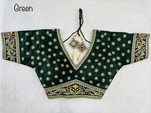 New Beautiful Heavy Embroidery Work Blouse