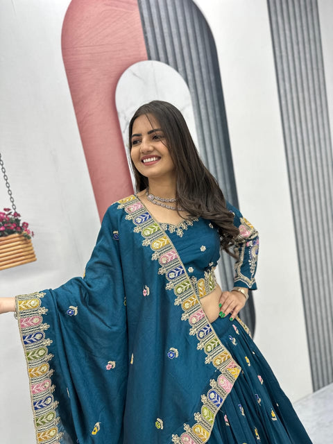 New Festival Heavy Embroidery Coading Lehenga Choli