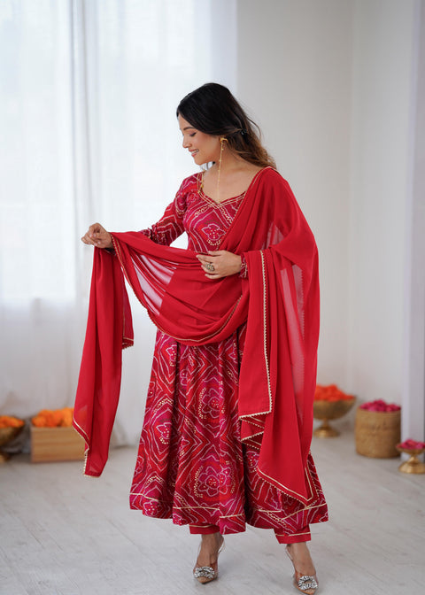 New Party Wear Look Pure Viscos Reyon Gown
