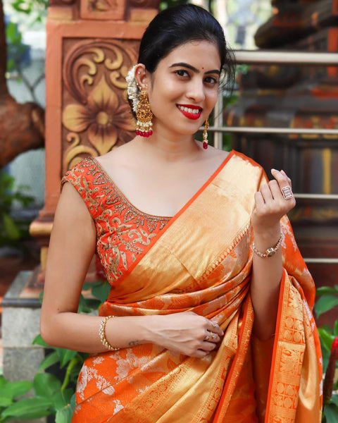 New BEAUTIFUL RICH PALLU & JACQUARD WORK ON ALL OVER THE SAREE