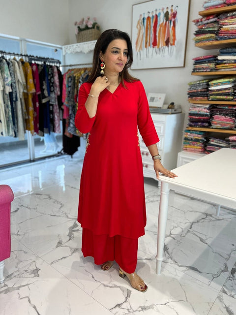 New beautiful Gorgeous ladies Kurti Plazo set