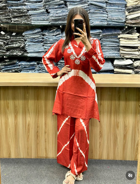 New Premium Print Pure Cotton Super Quality kurta cord set