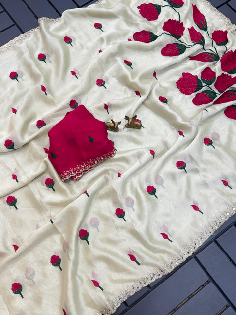 New premium Beautiful Party wear Designer saree