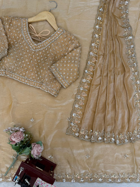 New Premium perfect blend of grace and glam Designer Saree